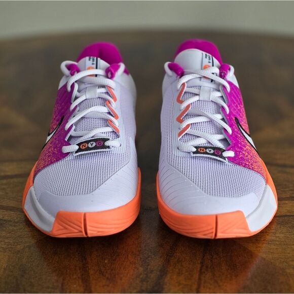 Nike Zoom GP Challenge Pro PRM Women’s Size 7 Tennis Shoes White Pink Orange New - Picture 3 of 15